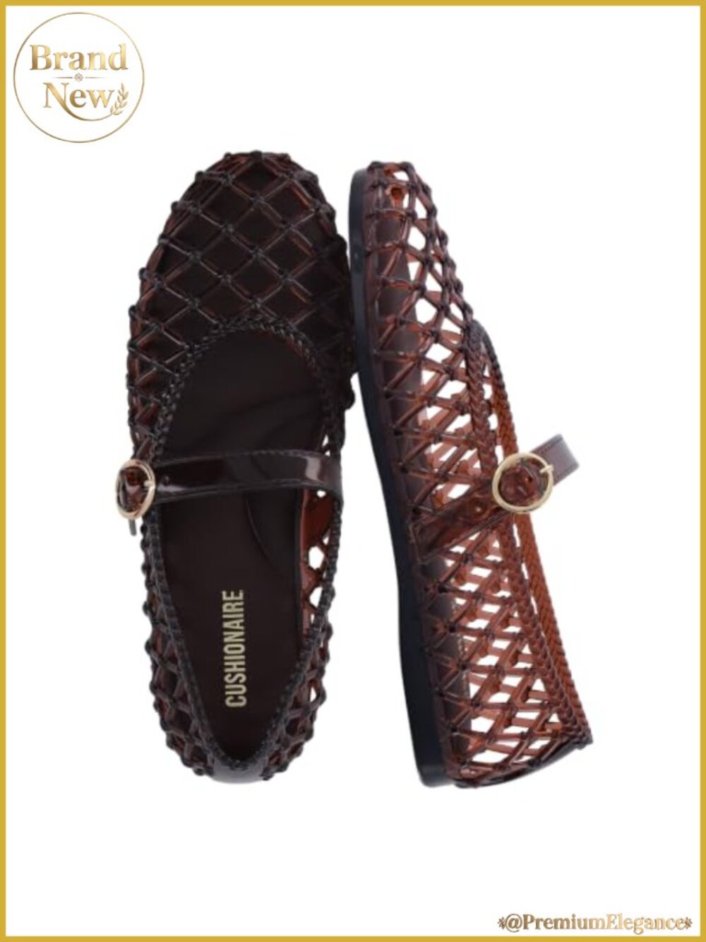 Mary Jane Jelly Flats Adjustable Buckle PVC Water Resistant Cushioned